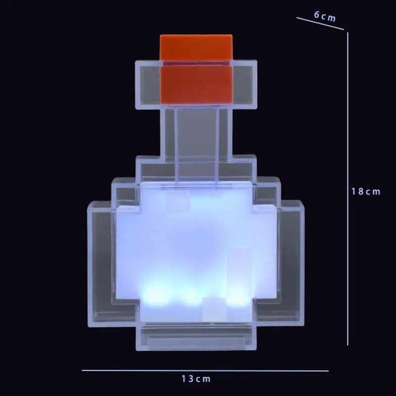 Minecraft Bottle LED Night Light