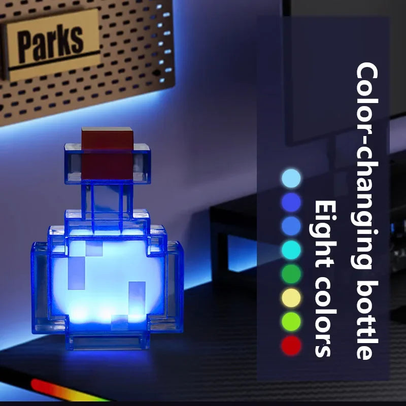 Minecraft Bottle LED Night Light