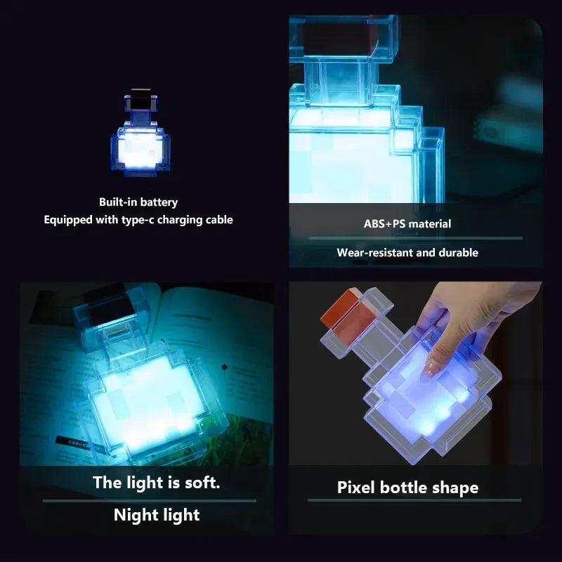 Minecraft Bottle LED Night Light